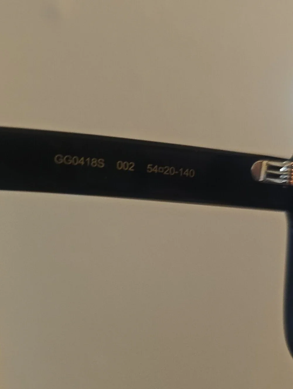 Gucci Black Square Sunglasses with Brown Gradient Lenses